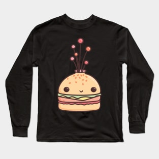 Burger Vase Long Sleeve T-Shirt